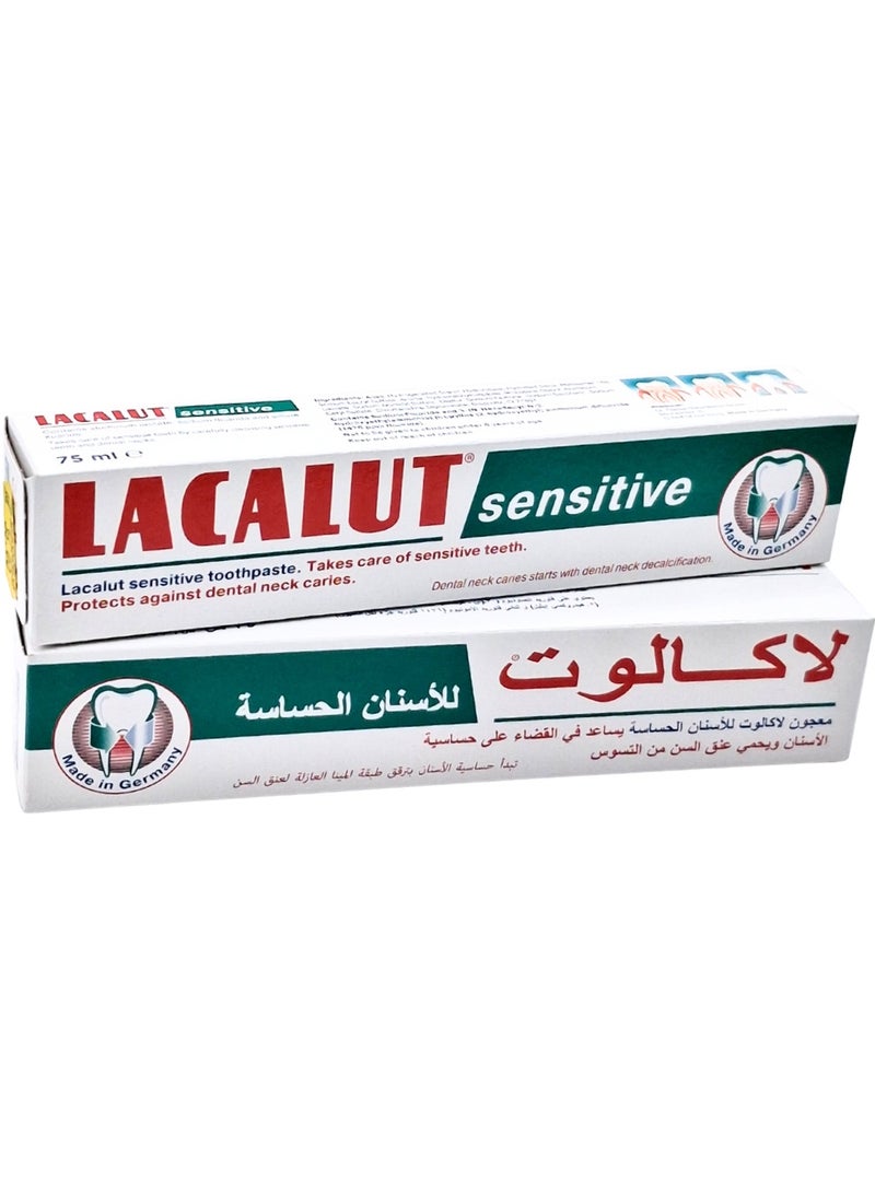 LACALUT Sensitive Toothpaste 75ml  Sensitive Teeth And Enamel Care - Image 2